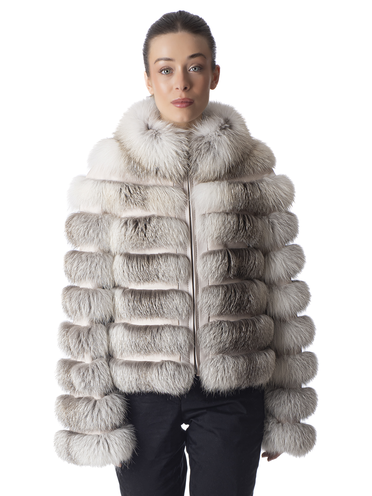 a00529 Fann Light Pearl Fox jacket - Image 1
