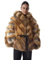 Red Fox Fur Cape
