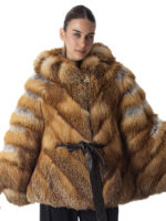 Red Fox Fur Cape - Image 2