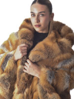 Red Fox Fur Cape - Image 4