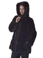 Mahogany Mink Fur Jacket - Image 2