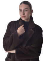 Mahogany Mink Fur Jacket - Image 5