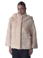 Light Pink Mink Fur Jacket
