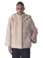 Light Pink Mink Fur Jacket - Image 2
