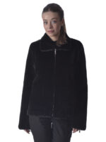 Black Mink Fur Jacket