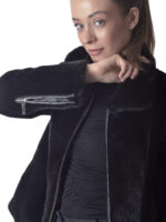 Black Mink Fur Jacket - Image 4