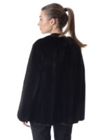 Black Mink Fur Jacket - Image 4