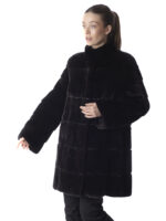 Black Mink Fur Coat - Image 2