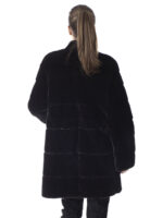 Black Mink Fur Coat - Image 4