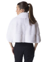 White Mink Fur Bolero Jacket - Image 5