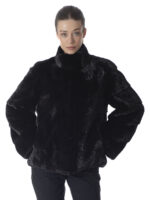 Black Mink Fur Jacket