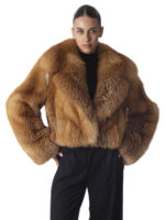 Fox Fur Cropped Jacket