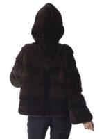 Demi-Buff Mink Fur Hooded Jacket - Image 6