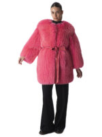 Pink Parad Fox Fur Coat