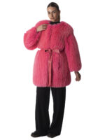 Pink Parad Fox Fur Coat - Image 2