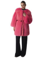 Pink Parad Fox Fur Coat - Image 3