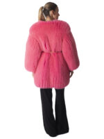 Pink Parad Fox Fur Coat - Image 4