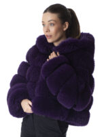 Jasmine Fox Fur Hooded Jacket - Image 2