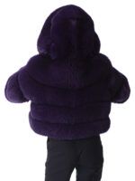 Jasmine Fox Fur Hooded Jacket - Image 4