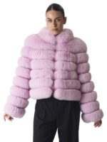 Pink Lady Fox Fur Jacket