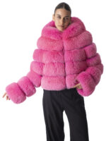 Barbie PinkFox Fur Luxury Jacket