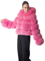 Barbie PinkFox Fur Luxury Jacket - Image 2