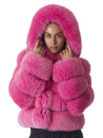 Barbie PinkFox Fur Luxury Jacket - Image 3