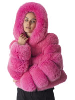 Barbie PinkFox Fur Luxury Jacket - Image 5
