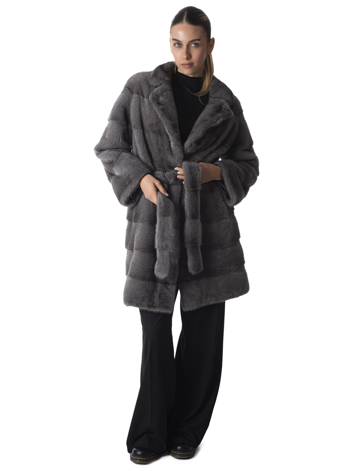 a01740 Weather Vine Mink Fur Coat - Image 1