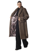 Pastel Mink Fur Coat - Image 3