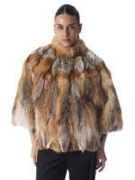 Red Fox Fur Section Cape