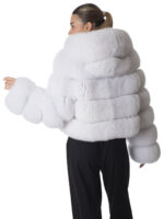 White Fox Fur Luxury Jacket - Image 4