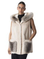 Mink and Fox Fur Vest - Image 2