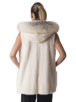 Mink and Fox Fur Vest - Image 4