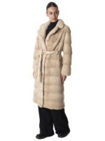 Palomino Mink Fur Coat - Image 2
