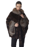 Demi-Buff Mink Fur Cape - Image 2