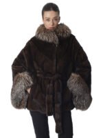 Demi-Buff Mink Fur Cape