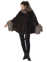 Demi-Buff Mink Fur Cape - Image 3