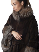 Demi-Buff Mink Fur Cape - Image 4