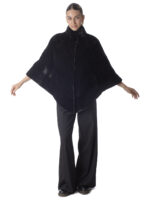Black Mink Fur Cape - Image 2