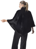 Black Mink Fur Cape - Image 4