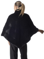 Black Mink Fur Cape - Image 5
